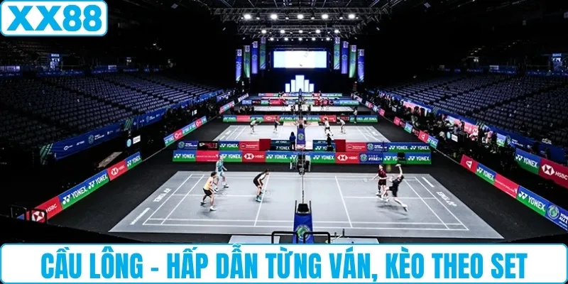 Cầu Lông - Hấp dẫn từng ván, kèo theo set/match