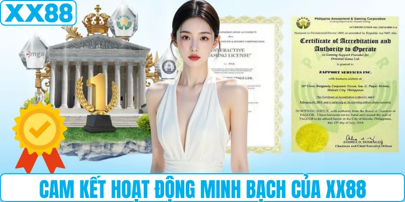 Cam kết hoạt động minh bạch của XX88