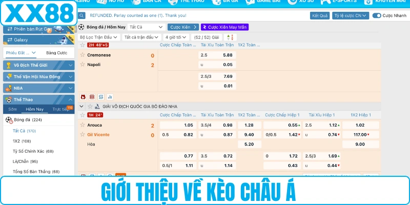 Giới thiệu về kèo châu Á